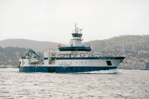 Ardora, S.A. barco en el mar