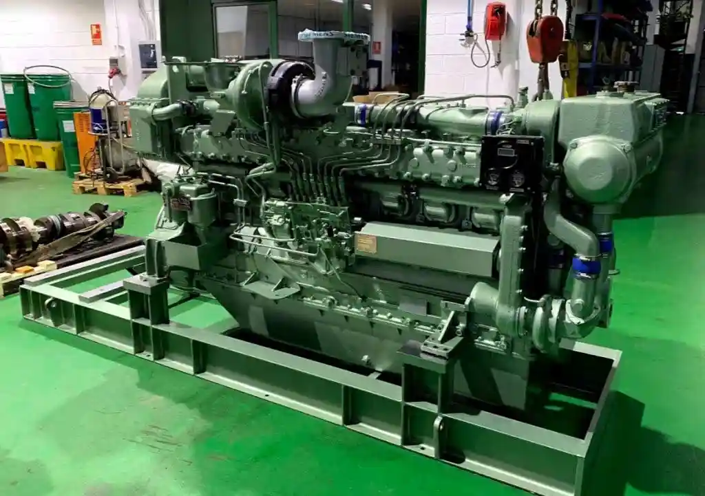 motor diesel de barco